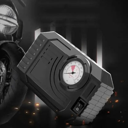 Portable Car Tire Inflator with LED Light (12V)